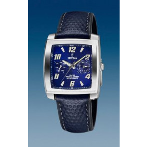 Horlogeband Festina F16182-A Leder Blauw 22mm