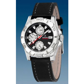Horlogeband Festina F16243-B Leder Zwart 21mm