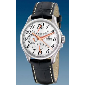 Horlogeband Festina F16275 / F16275-C Leder Blauw 21mm