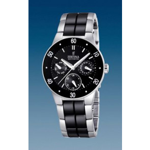 Festina horlogeband F16530-2 Staal Zwart