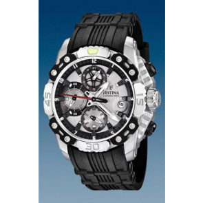 Horlogeband Festina F16543 / F16543-1 / F16543-2 / F16543-3 Rubber Zwart 26mm