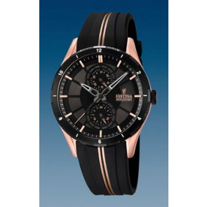 Horlogeband Festina F16842.1 Rubber Zwart 21mm