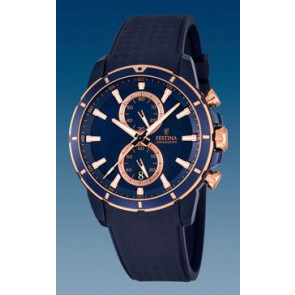 Horlogeband Festina F16851/1 Rubber Blauw 22mm
