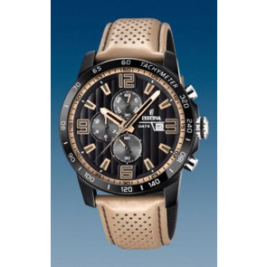 Horlogeband Festina F20339-1 Leder Beige 23mm