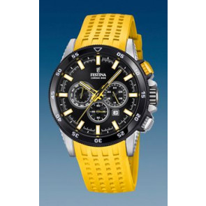 Horlogeband Festina F20353-5 / F20353-A Silicoon Geel 22mm