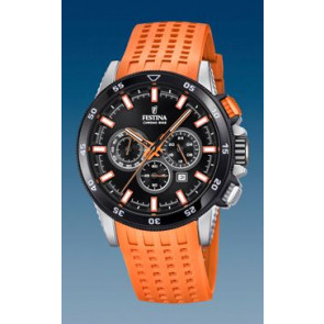 Horlogeband Festina F20353-6 / F20353-B Silicoon Oranje 22mm