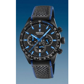 Horlogeband Festina F20359-3 Leder Zwart 21mm
