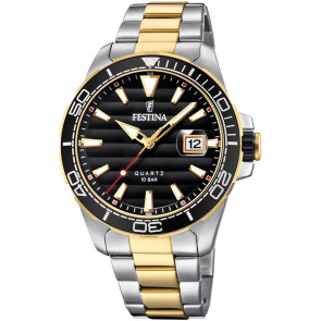 Horlogeband Festina F20362-1 / F20362-2 / F20362-3 / F20362-4 Roestvrij staal (RVS) Bi-Color 22mm