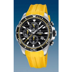 Horlogeband Festina F20370-2 Silicoon Geel