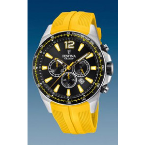 Horlogeband Festina F20376-4 Silicoon Geel