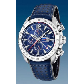 Horlogeband Festina F20440-2 Leder Blauw