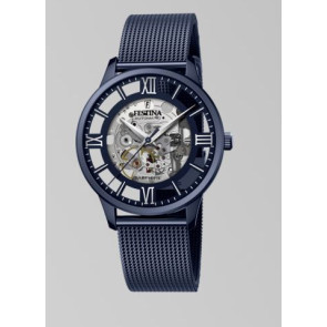 Horlogeband Festina F20574 Mesh/Milanees Blauw