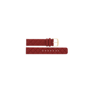Horlogeband Festina F50002-3 / BC10980 Leder Rood 18mm
