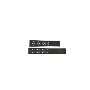 Horlogeband Tag Heuer WV2113 / FC6167 Leder Zwart 18mm