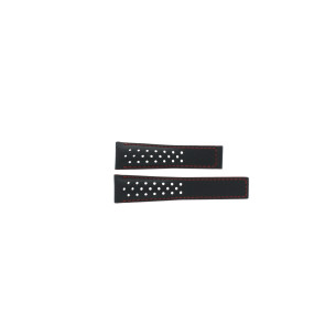 Horlogeband Tag Heuer CAW2118 / FC6285 Leder Zwart 22mm