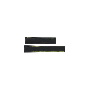 Horlogeband Tag Heuer Way211A / FC6362 Leder/Textiel Zwart 20.5mm