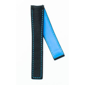 Horlogeband Tag Heuer FC6395 Nylon/perlon Zwart 21.5mm