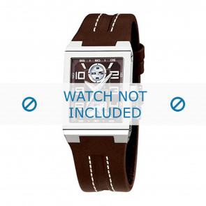 Horlogeband Festina F16224-D Leder Donkerbruin 14mm