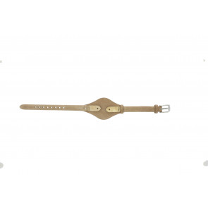 Horlogeband Fossil ES3618 / GEORGIA Onderliggend Leder Beige 8mm