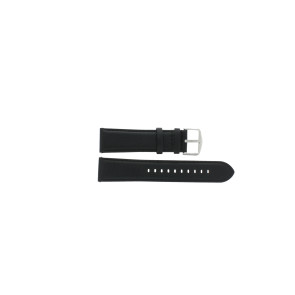 Horlogeband Fossil FS4545 Leder Zwart 22mm