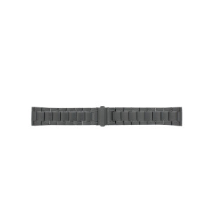Horlogeband Fossil FS4721 Roestvrij staal (RVS) Antracietgrijs 22mm