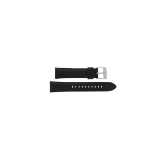 Horlogeband Fossil FS4840 Leder Zwart 20mm