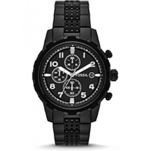 Horlogeband Fossil FS4902 Roestvrij staal (RVS) Zwart 22mm