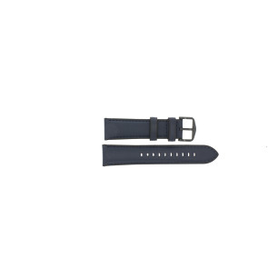 Horlogeband Fossil FS5061 / FS5061IE / FS5252SET Leder Blauw 22mm
