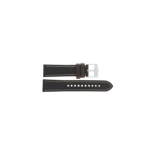 Horlogeband Fossil FS5146 Leder Bruin 22mm