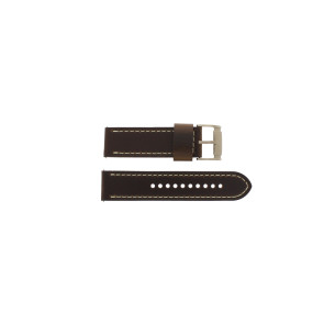 Horlogeband Fossil FS5159 Leder Bruin 24mm