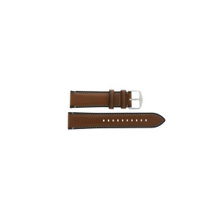 Horlogeband Fossil FS5210 Leder Bruin 22mm