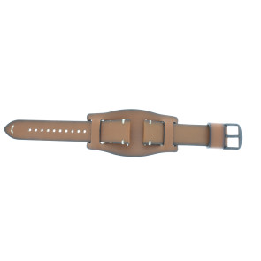 Horlogeband Fossil FS5243 Onderliggend Leder Bruin 22mm