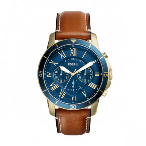 Horlogeband Fossil FS5268 Leder Cognac 22mm