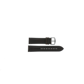 Horlogeband Fossil FS5378 Leder Donkerbruin 22mm