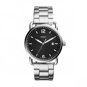 Horlogeband Fossil FS5391 (25XXXX / 134XXXX) Staal 22mm