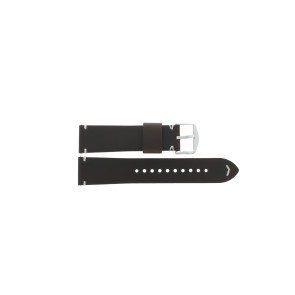 Horlogeband Fossil FS5402 Leder Bruin 22mm
