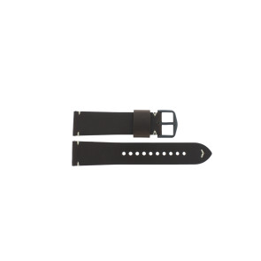 Horlogeband Fossil FS5403 Leder Bruin 22mm