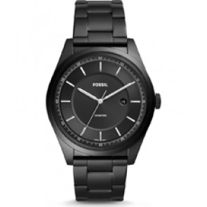 Horlogeband Fossil FS5425 Roestvrij staal (RVS) Zwart 22mm
