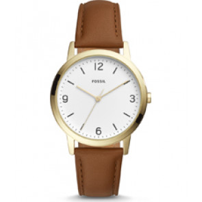Horlogeband Fossil FS5427 Leder Bruin 20mm