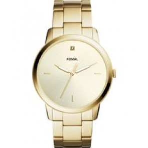 Horlogeband Fossil FS5457 Roestvrij staal (RVS) Doublé 22mm