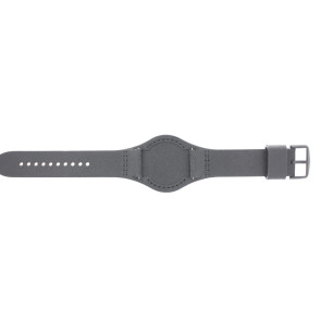 Horlogeband Fossil FS5511 Onderliggend Leder Zwart 22mm