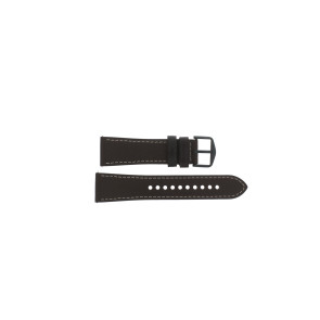 Horlogeband Fossil FS5608 Leder Bruin 24mm