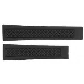 Horlogeband Tag Heuer FT6021 Rubber Zwart 22mm