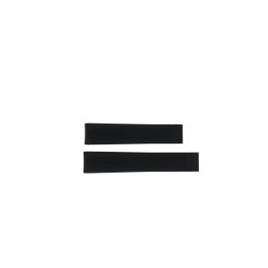 Horlogeband Tag Heuer WAP1110 / WAP1111 / FT6029 Rubber Zwart 20mm