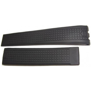 Horlogeband Tag Heuer CAY1110 / CAY1110/0 / BT6061 Rubber Zwart 20mm