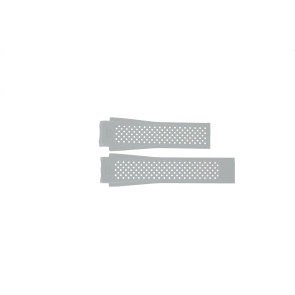 Horlogeband Tag Heuer SAR8A80-FT6056 Silicoon Wit 22mm
