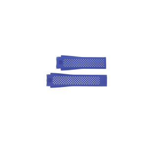 Horlogeband Smartwatch Tag Heuer SAR8A80-3 / FT6058 / 1FT6118 Rubber Blauw 22mm