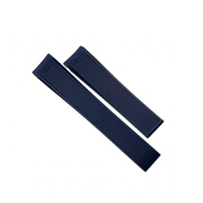 Horlogeband Tag Heuer FT6150 Rubber Blauw 21.5mm