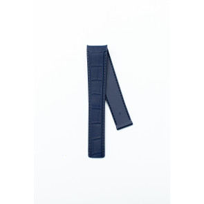 Horlogeband Tag Heuer FT6178 Leder Blauw 21.5mm
