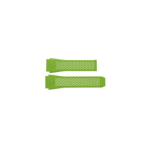 Horlogeband Smartwatch Tag Heuer BT6274 / SBG8A / FT6189 Rubber Groen 22mm